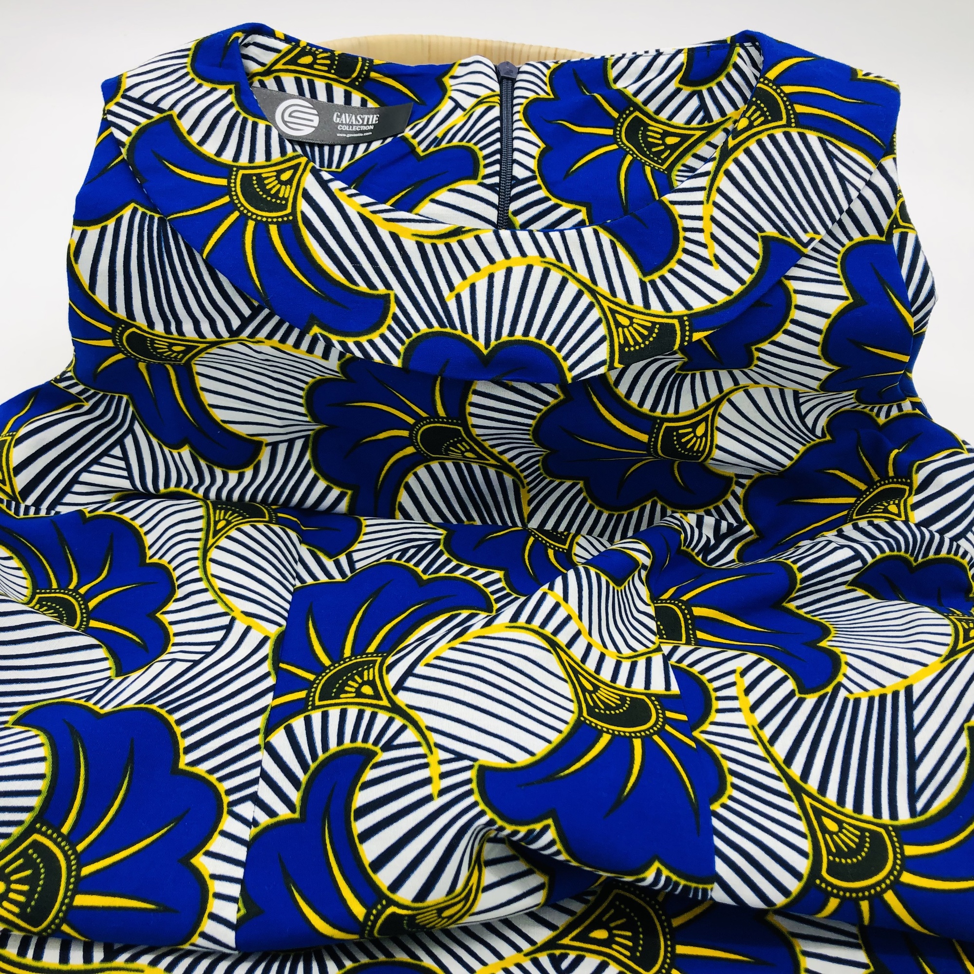 Jacaranda African Ankara Print Shift Dress - Image 7