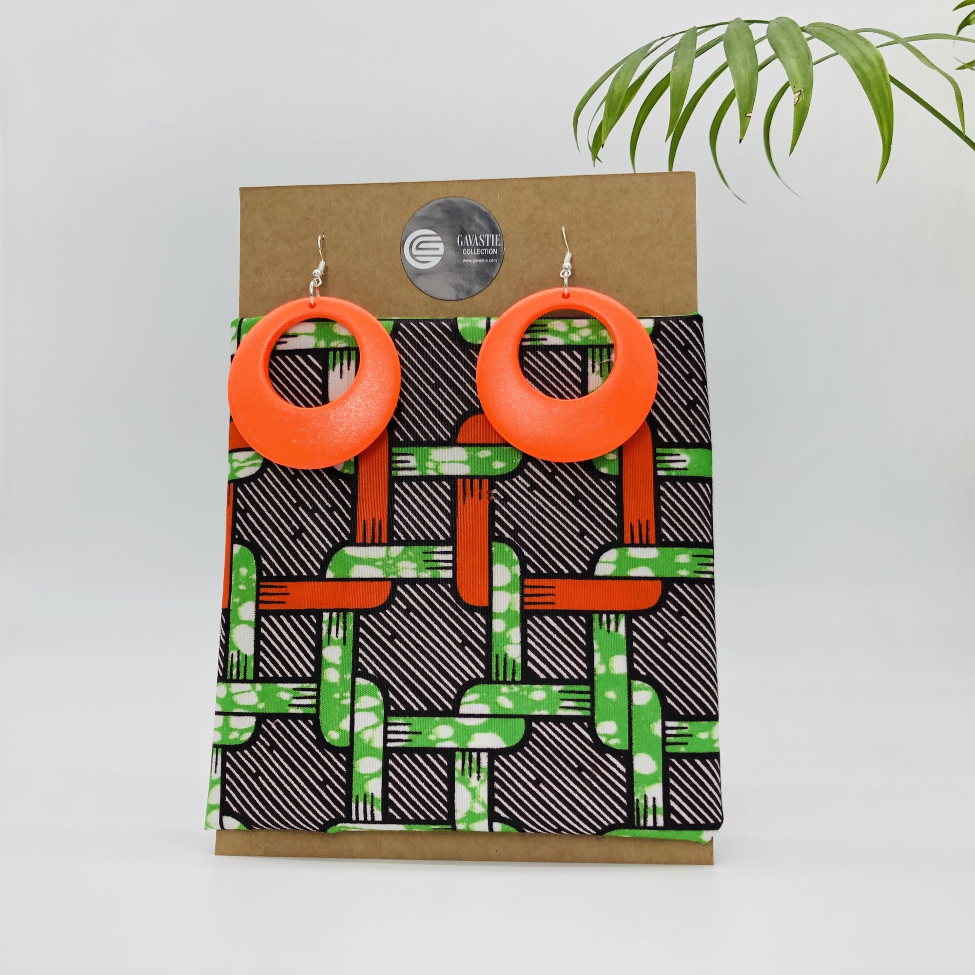 Ketani African Headwrap with Matching Earring Set - Image 4
