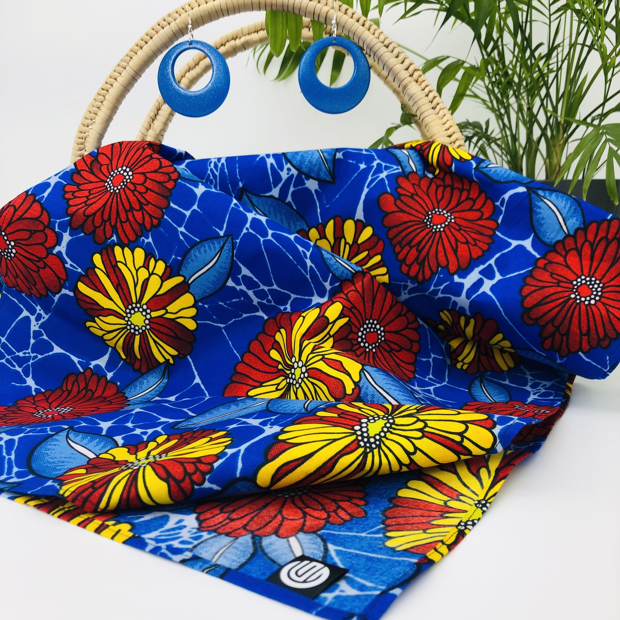 Mwaka Headwrap with Matching Earring Set - Image 7