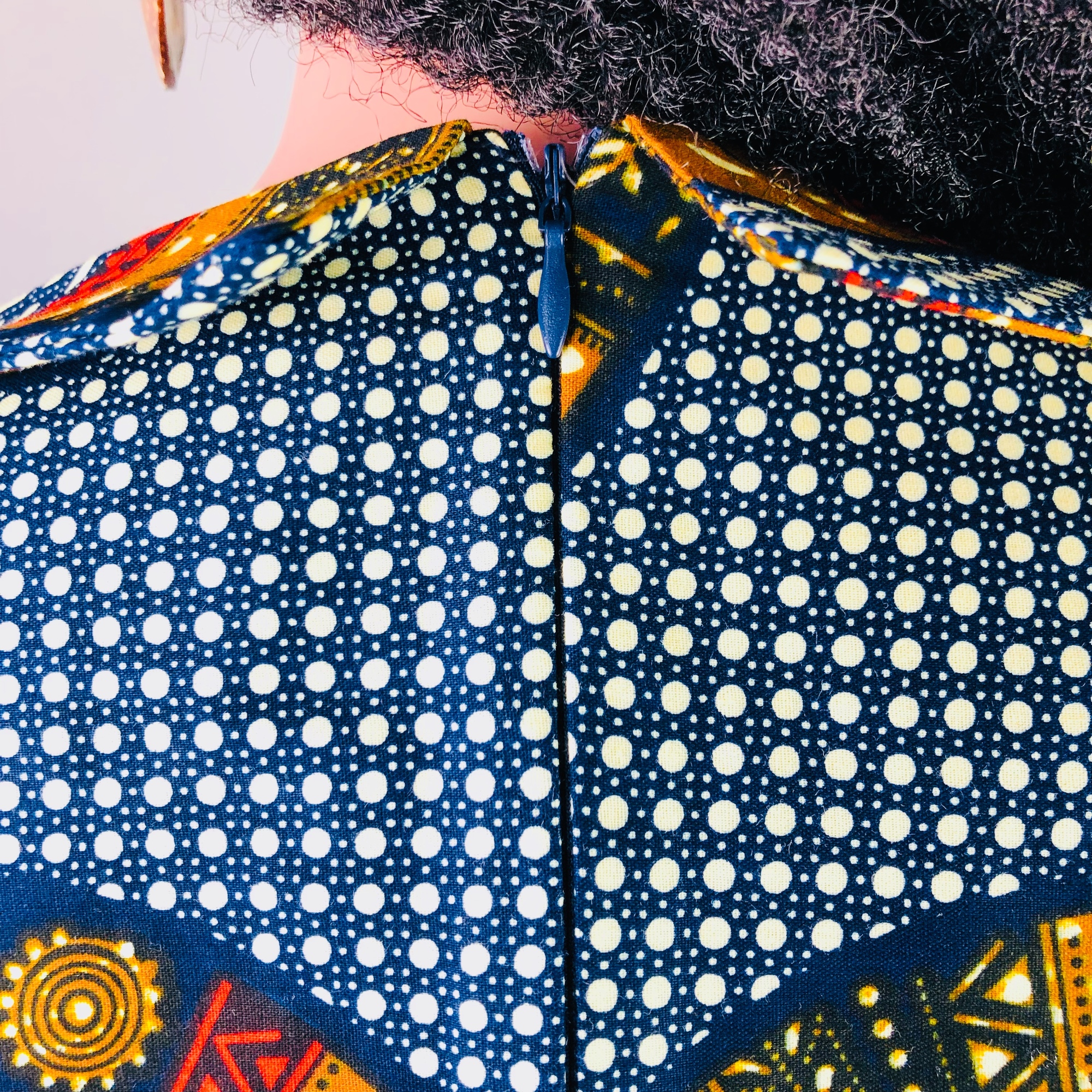 Ngoma African Ankara Print Shift Dress - Image 8