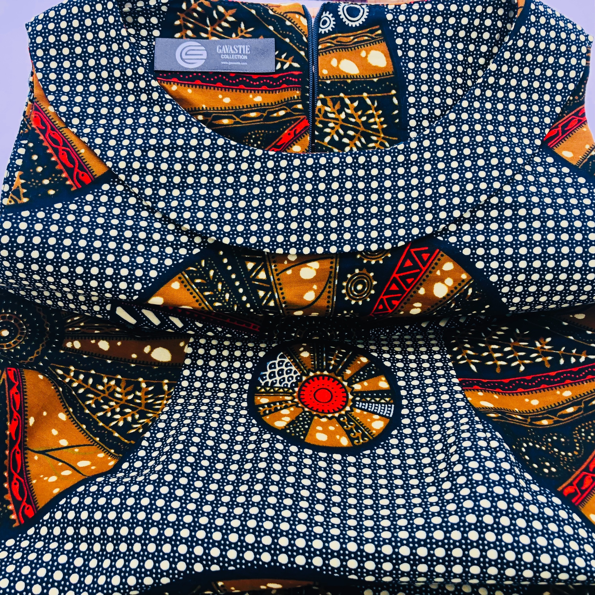 Ngoma African Ankara Print Shift Dress - Image 7