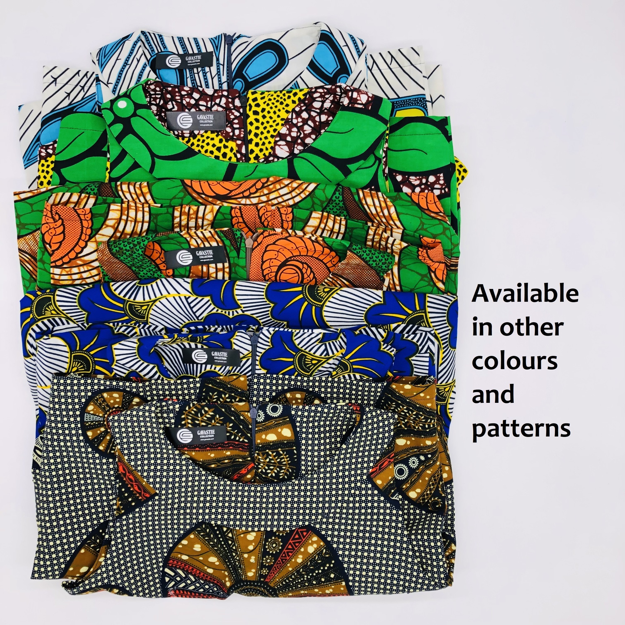 Tausi African Ankara Print Shift Dress - Image 9