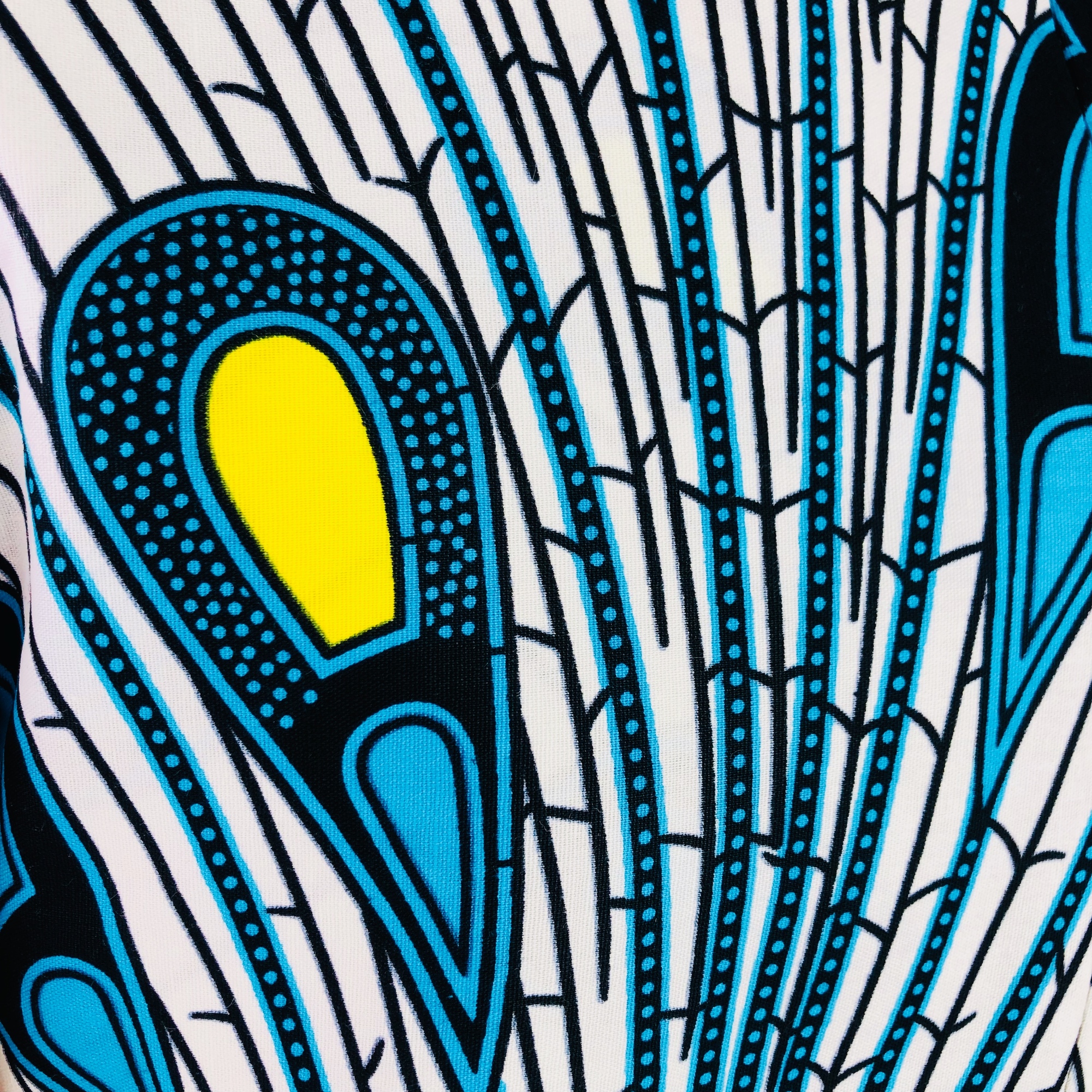 Tausi African Ankara Print Shift Dress - Image 5