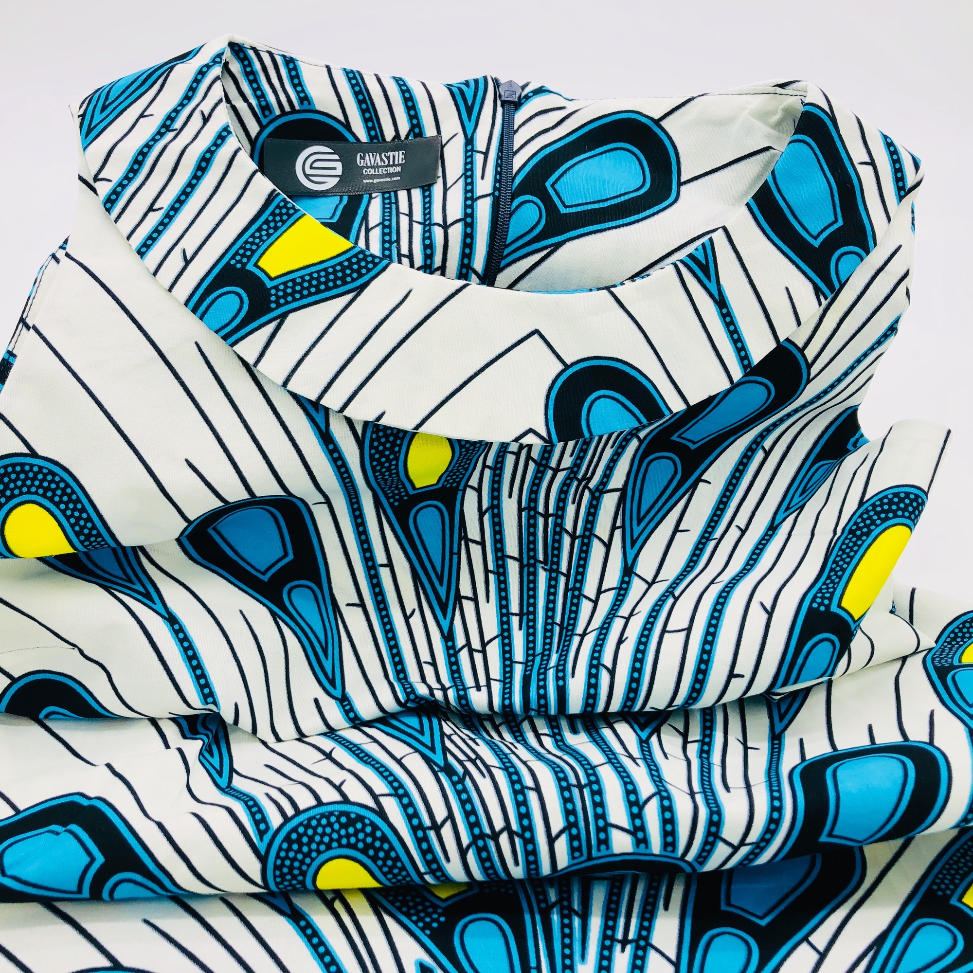 Tausi African Ankara Print Shift Dress - Image 8