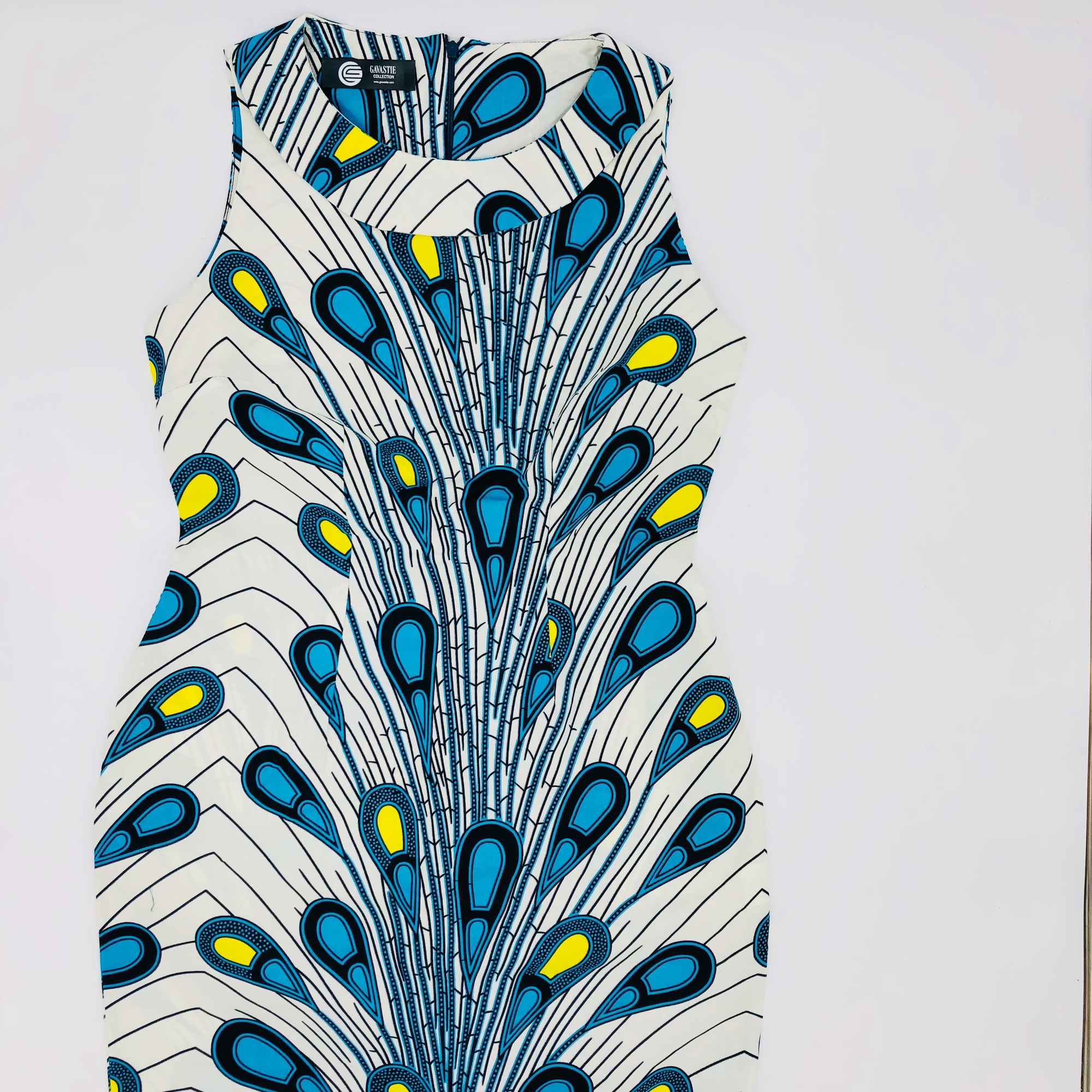 Tausi African Ankara Print Shift Dress - Image 4