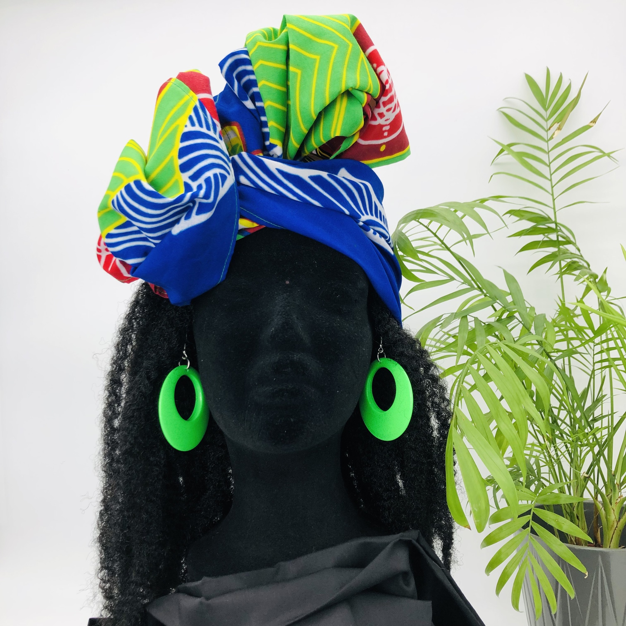 Zhizha Headwrap with Matching Earring Set