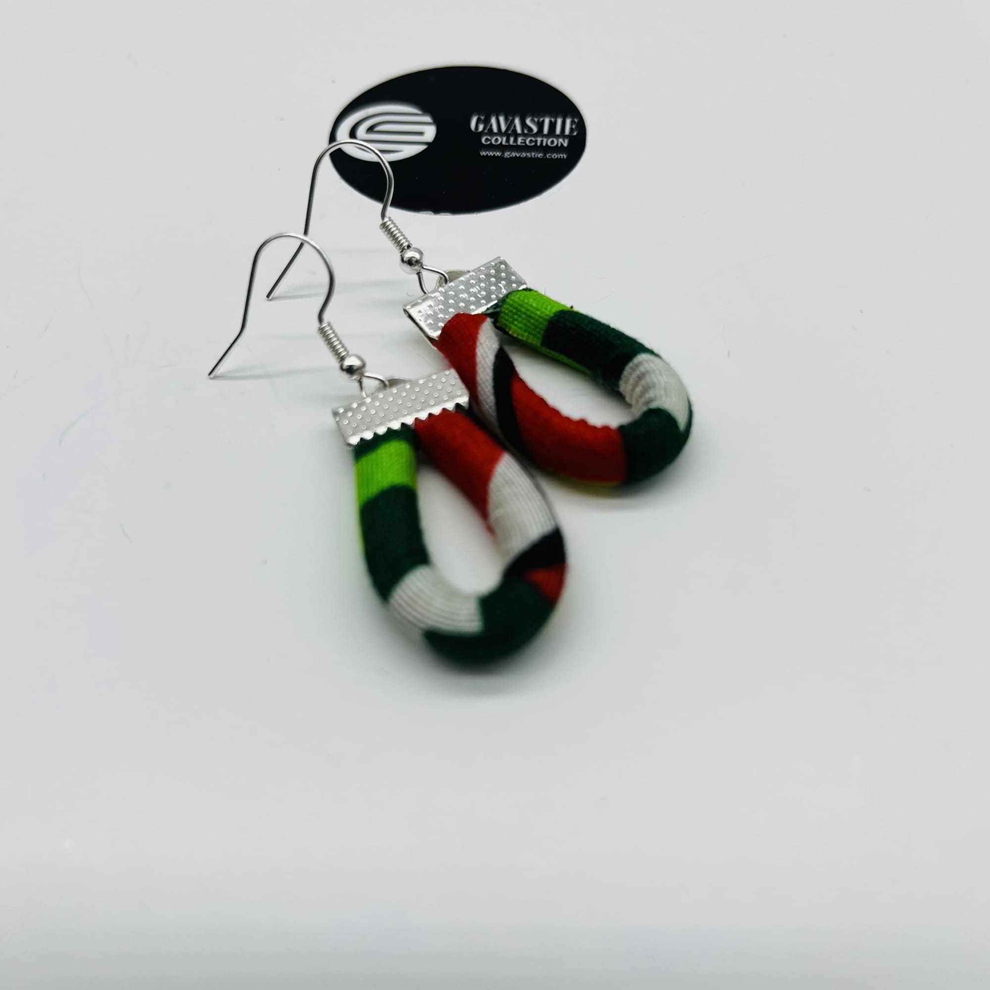 Kurume African Kente Maasai Style Double Layer Boho Necklace Neck-ring and Matching Earrings - Image 8