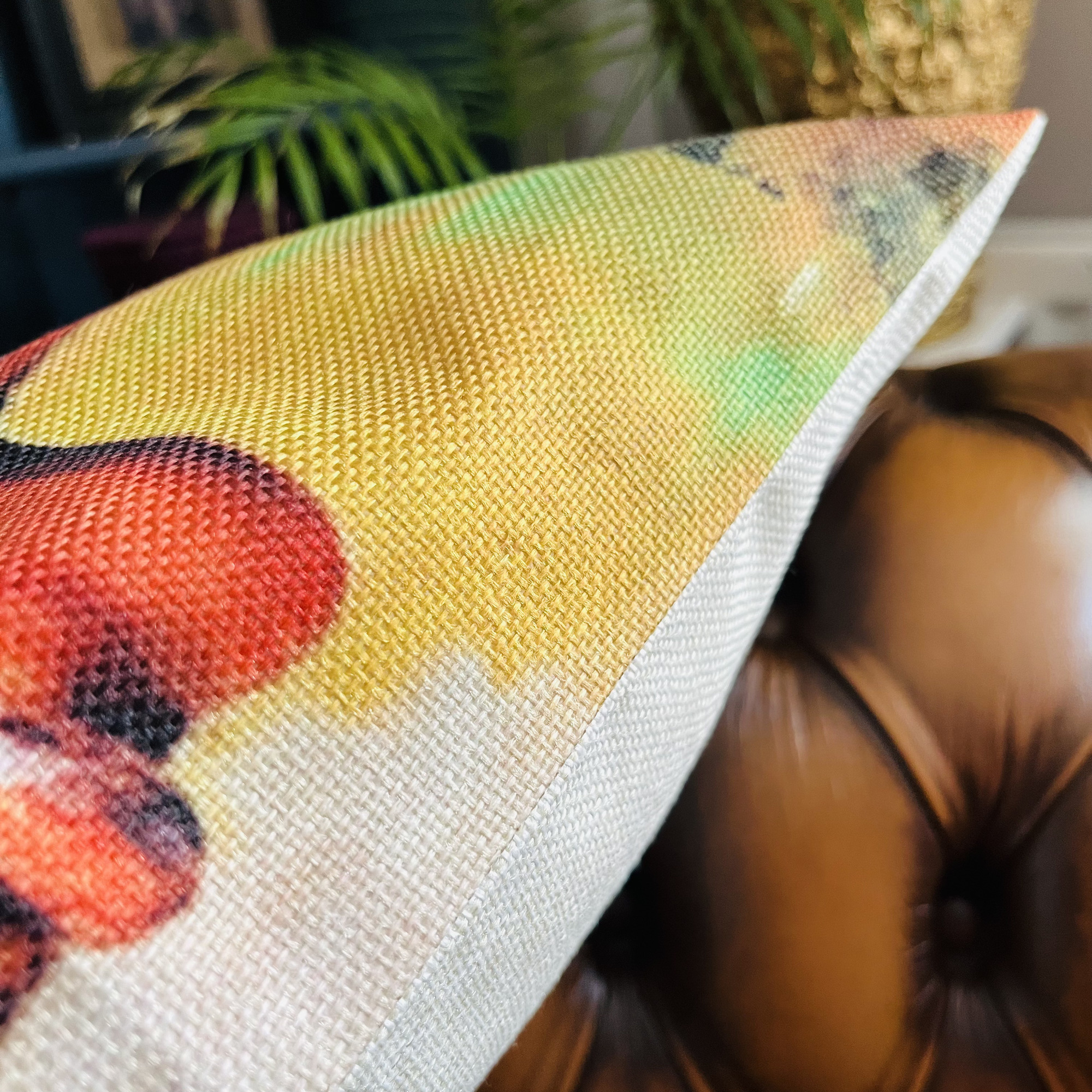 Sulwe African Pattern Watercolour Colourful Boho Tribal Ethnic Cushion - Image 5